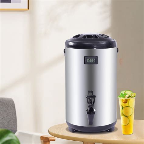 Miumaeov Stainless Steel Insulated Beverage Dispenser Insulated Thermal Hot And Cold Beverage