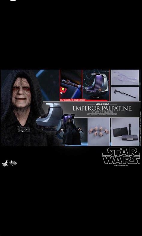 Hot Toys Mms Star Wars Emperor Palpatine Deluxe Version Action Figure Carousell