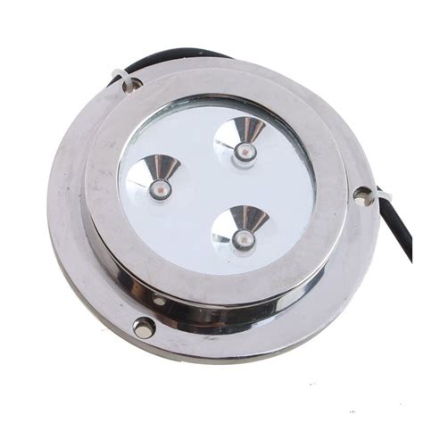 Promotion-3-2w-Yellow-Stainless-Steel-IP68-Waterproof-LED-Marine ...