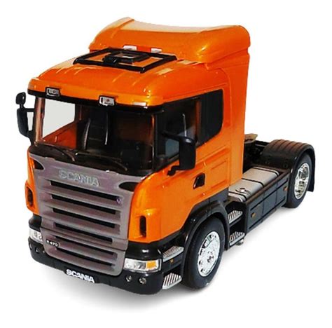 Miniatura Caminhão Scania Toco R470 Welly 1 32 Bruno Minis