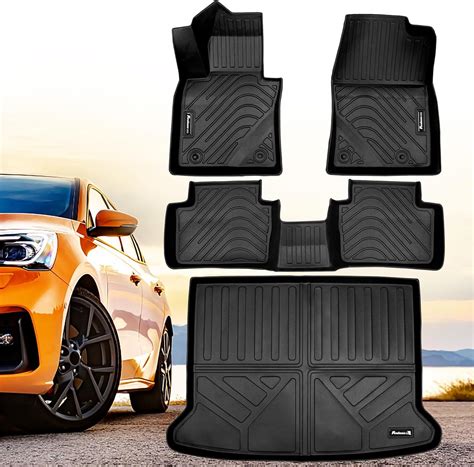 Floor Mats And Trunk Mat Set Compatible For Mazda Cx 30 2020 2024 All Weather Mat