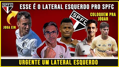 URGENTE ESSE É O LATERAL ESQUERDO PRO SPFC CADÊ O RODRIGUINHO YouTube