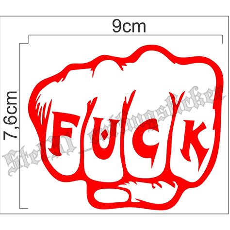 Jual Sticker Cutting Gambar Tangan Fuck Shopee Indonesia
