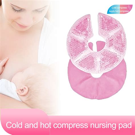 Hariumiu Pcs Hot And Cold Breast Therapy Packs Improve Milk Flow Gel Cold Compress Reusable