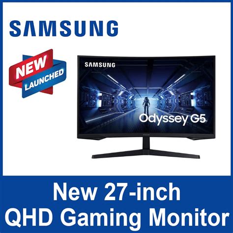 SAMSUNG LC27G54T 27inch QHD Gaming Monitor 144Hz Wide HDR 1000R Curve ...
