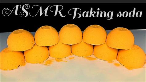 Asmr Baking Soda Orange Crushing Satisfying Bakingsoda Crushing