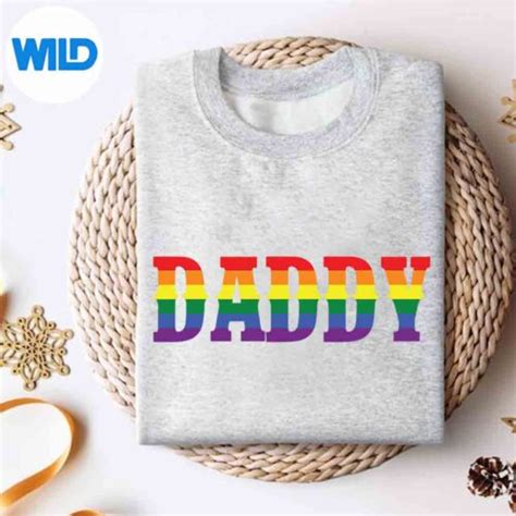 Queer SVG Daddy Gay Pride Month Lgbtq Fathers Day Rainbow Flag Queer SVG WildSvg