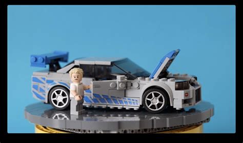 lego moc  mod   fast  furious nissan skyline gt
