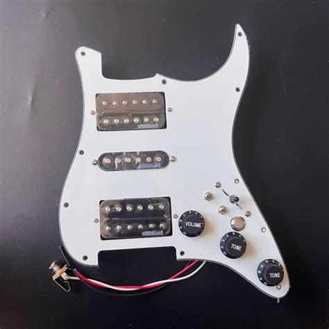 Prewired Loaded Guitar Stratocaster Pickguard Hsh Pick Guard Silent