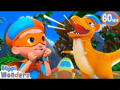 Blippi Has A Halloween Party with Dinosaurs! | Blippi Wonders ...