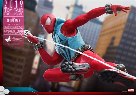Spider Man Video Game Scarlet Spider Suit Scale Figure By Hot Toys The Toyark News