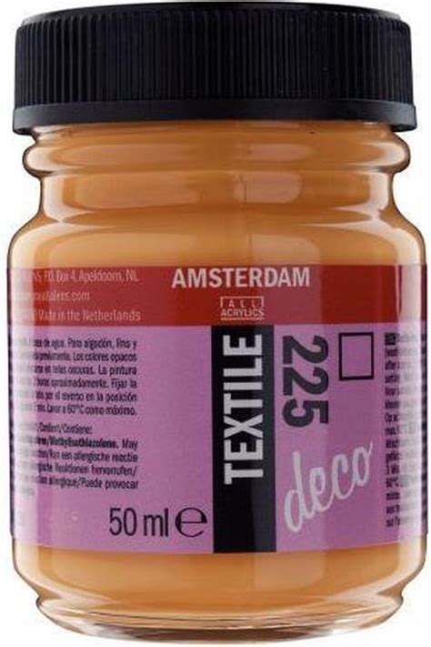 Amsterdam Textielverf Fles 50ml Honing 225 Bol