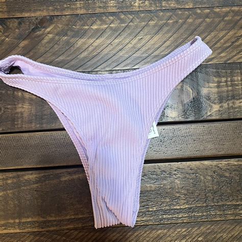 Hollister Lavender Bikini Bottom Only Depop