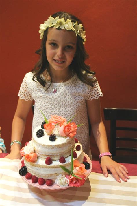 Naked cake para la Primera Comunión de Cristina Cook the cake