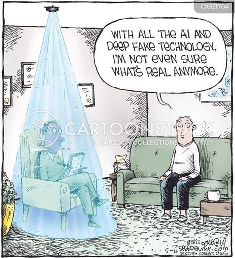 ai fakes cartoons  comics funny pictures  cartoonstock