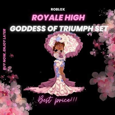 Roblox ROYALE HIGH Goddess Of Triumph Set BEST PRICE EBay