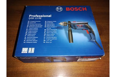 Ударная дрель Bosch GSB 13 RE 0 601 217 102 выгодная цена отзывы