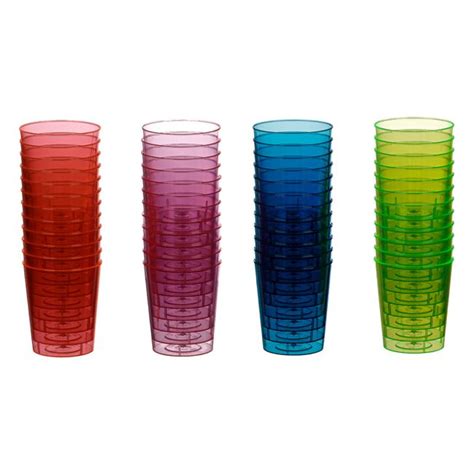 Комплект 50 чаши, За многократна употреба, Пластмаса, 60 мл, 4.5 х 5 см ...