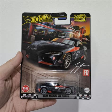 Jual HOT WHEELS 2021 TOYOTA GR SUPRA BLACK BOULEVARD PREMIUM Shopee Indonesia