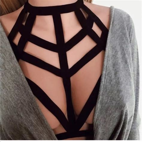 Intimates Sleepwear Sexy Lingerie Garter Strappy Cage Bra Harness Poshmark
