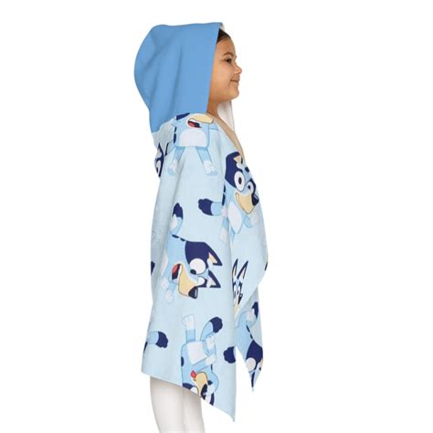 Bluey Inspired Beach Towel Bath Towel Bluey Beach Days Hooded Towel