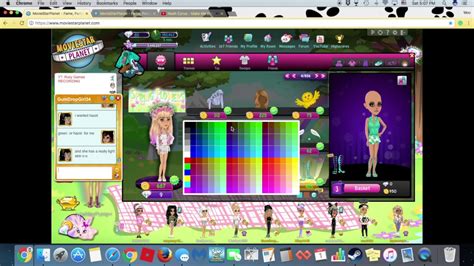 Msp Creating A Outfit Spring Flowers Theme Youtube