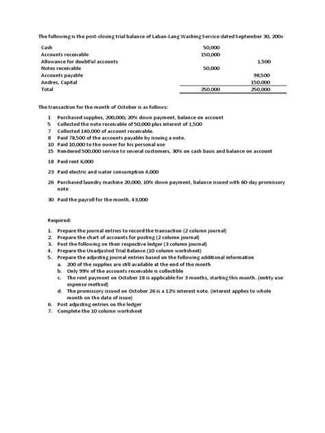 Example of Cycle in Accounting | PDF | Debits And Credits | Expense