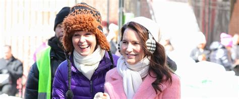 And Just Like That On The Set Of Season With The Sex And The City Reboot Stars