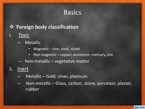 Ocular Foreign Body Ppt