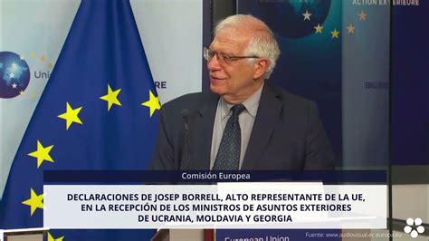 Josep Borrell Alto Representante De La Unión Europea Canal Europa