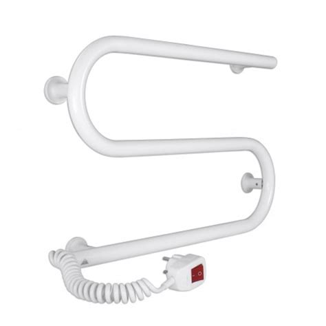 Электрический полотенцесушитель Laris Змеевик 25 ЧК2 500 Х 330 Э белый ...