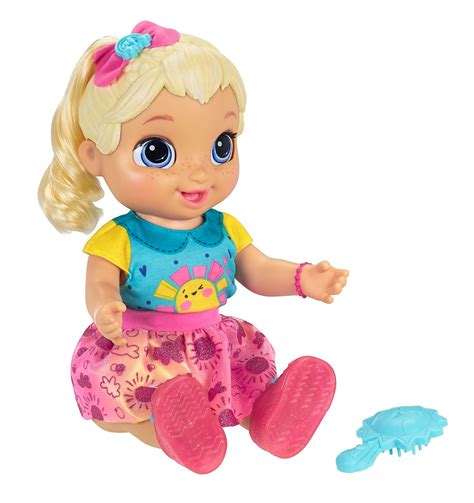 Baby Alive Grows Up Happy Blonde Hair 75 Sounds Growing Talking Baby Doll Age 3