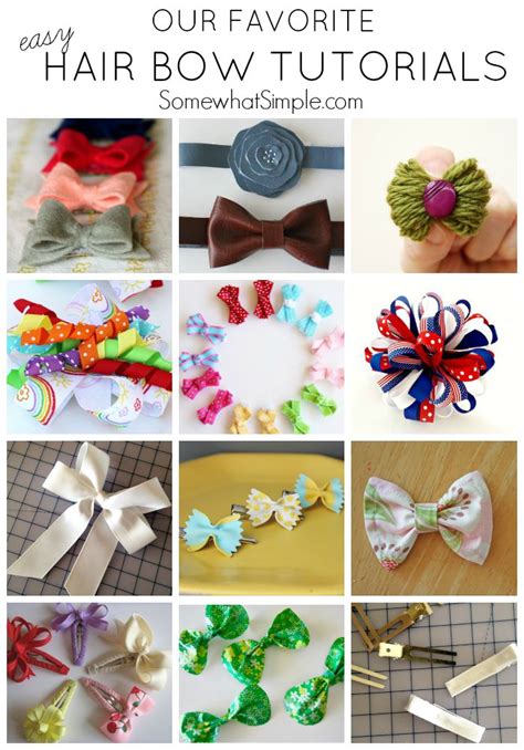 How To Make A Hair Bow Tutorials Somewhat Simple