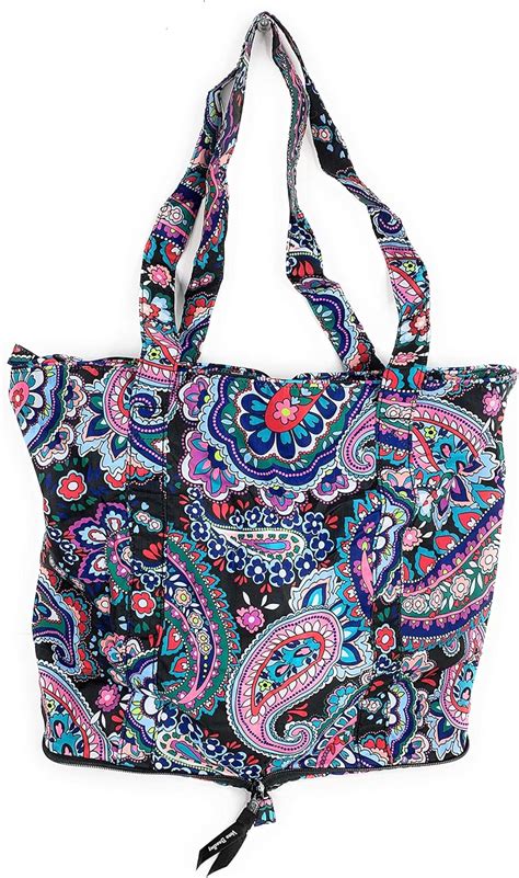 Amazon Vera Bradley Packable Tote Haymarket Paisley Travel Bag