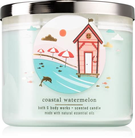 Bath Body Works Coastal Watermelon Scented Candle Notino Co Uk