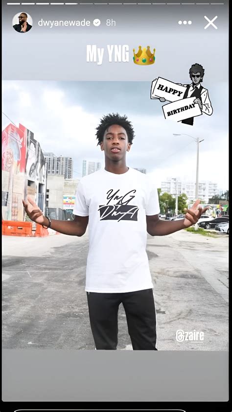 "Your Jordan year": Dwyane Wade celebrates son Zaire Wade's milestone