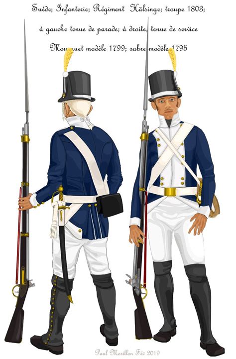 haelsinge regt swedish  infantry  guerres napoleoniennes