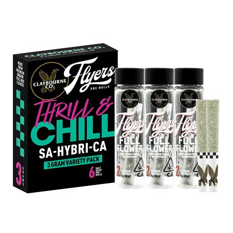 Thrill & Chill Sa-Hybri-Ca Variety Pack (3g) - Claybourne Co.
