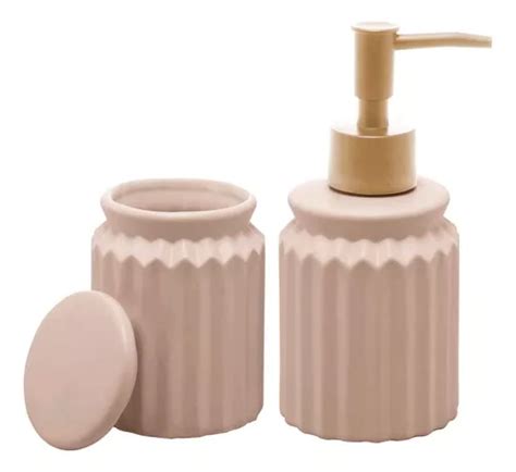 Peças Para Banheiro Lyor Stripes De Cerâmica Nude Nude MercadoLivre