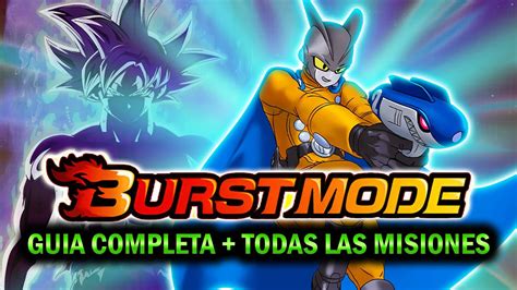 Todas Las Misiones Del Burst Mode Vs Fighting Legend Goku Dbz Dokkan