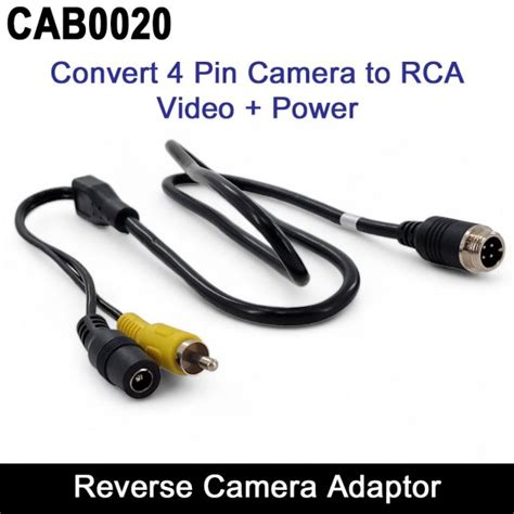 Reversing Cameras UK Ltd Spare Parts Accessories Adaptors For