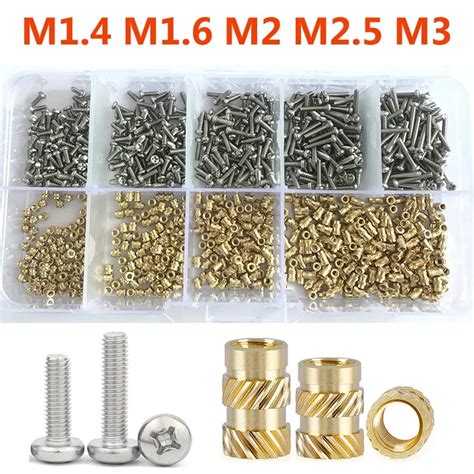 M M M M M M Brass Hot Melt Insert Knurled Nut And