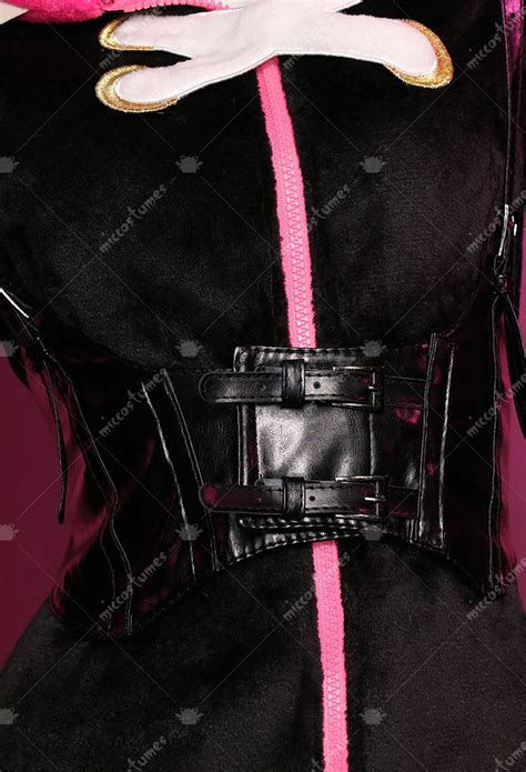 Halloween Plush Hooded Bodysuit Homewear And Thigh Socks Game Sexy Lingerie Set Top Quality