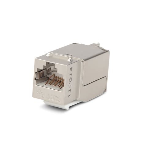 Hyperline KJNE-8P8C-C6A-90-SH-F-WH Вставка Keystone Jack RJ-45(8P8C ...