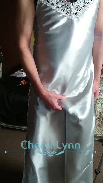 Satin Stroking In Two Nightgowns Shemale Ladyboy Porn Feat Cheryl Satin Xhamster