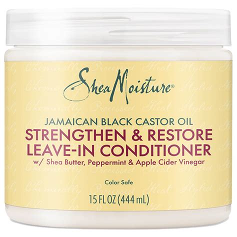 Shea Moisture Jamaican Black Castor Oil Strengthen Grow And Restore Leave