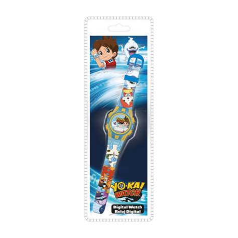 reloj digital yokai  azul kilumio