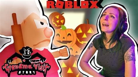 Uciekam Od Strasznej Babci Grandma Visit Story Roblox Youtube