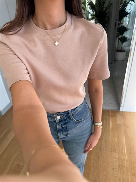 Cs Premium Pamuklu Tişört Nude Butik Merve Aksoy