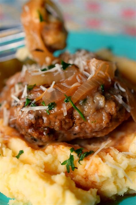 French Onion Salisbury Steak Who Needs A Cape